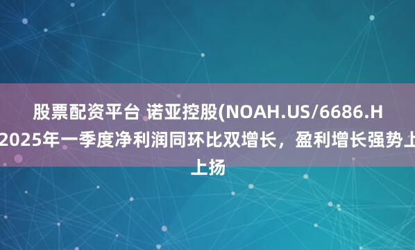 股票配资平台 诺亚控股(NOAH.US/6686.HK)2025年一季度净利润同环比双增长，盈利增长强势上扬